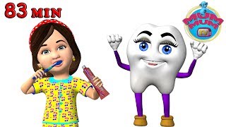 Brush Your Teeth Healthy Habits Songs with Lyrics amp The Best Nursery Rhymes Collection  Mum Mum TV [upl. by Heddie424]