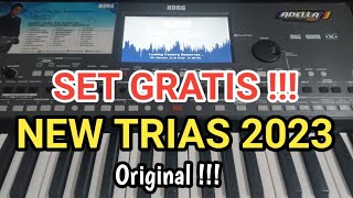 SET GRATIS TRIAZ 2023 ORIGINAL  SAMPLING KORG PA600 TERBARU [upl. by Nay78]