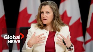 “What kind of Canada do you want to live in” Freeland outlines changes to capital gains tax  FULL [upl. by Vita935]