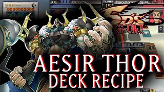 Thor Lord Of The Aesir Deck  Dragan Deck  Nordic Deck  YuGiOh 5Ds Tag Force 6 2 [upl. by Iznek]