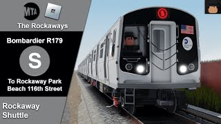 The Rockaways R179 S Shuttle Train Drive  From Broad Channel to Rockaway Park [upl. by Ynneh]