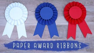 How to make a paper BowRibbon  Easy origami BowRibbons for beginners making  DIYPaper Crafts [upl. by Eilagam]