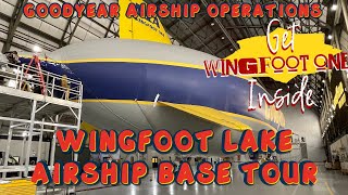 Wingfoot Lake Hangar Goodyear Blimp Base Tour Go Inside Wingfoot One with the Kent State Alumni [upl. by Bushore807]