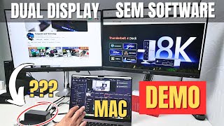 Dois Monitores MacBook Pro M2 Sem Uso de Sofware DisplayLink [upl. by Waverly803]