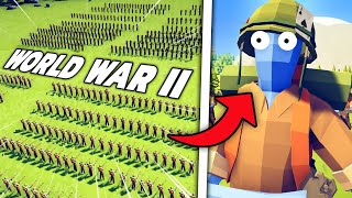 Totally Accurate Battle Simulator but its WW2  TABS Gameplay [upl. by Brennen208]