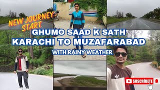 Karachi to Muzaffarabad Adventure quotEpic Rainy Road Tripquot [upl. by Ecertak]