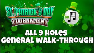 St Patricks Day Tournament Walkthrough all Holes 19  Drumore Links  Golf Clash Tips amp Guide [upl. by Pepe]