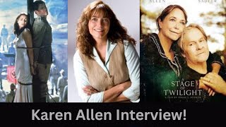 Karen Allen Interview [upl. by Sibella]