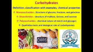 Carbohydrates [upl. by Drofliw]