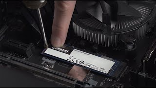 How to Install an M2 SSD in a Desktop PC – Kingston Technology [upl. by Enilav]