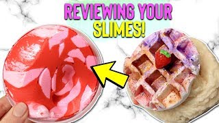 Reviewing My SUBSCRIBERS Slime Shops [upl. by Elane702]