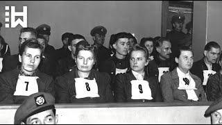 Execution of Belsen Nazi Guards including Irma Grese amp Josef Kramer  Belsen Trial  World War 2 [upl. by Ykceb]