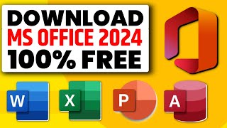 Download Ms Office 2024 for Free  Download MS Word Excel PowerPoint on Windows 11 [upl. by Akialam892]