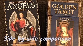 Influence of the Angles Tarot vs Golden Tarot [upl. by Nifares]