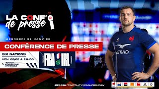 XV de France masculin  Annonce de la composition pour lIrlande [upl. by Nelaf]