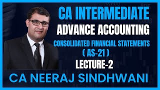 LEC 2AS 21 Consolidated Financial Statement CA INTER NEW SYLLABUS  VID  78 CA NEERAJ SNIDHWANI [upl. by Spatola875]