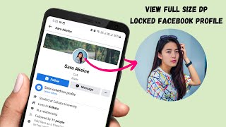 How to view profile picture of locked facebook profile [upl. by Drye]