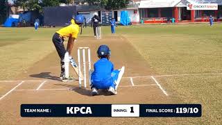 U12 Junior T20 Cricket Match in Santacruz Mumbai  MCC B V KPCA  Cricket highlights  CricketGraph [upl. by Einnahpets]