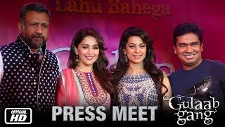 Gulaab Gang  Press Conference  Madhuri Dixit Juhi Chawla [upl. by Anikas668]