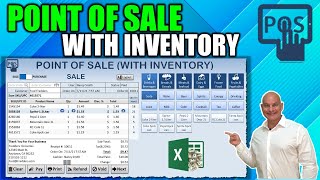 How To Make A Point Of Sale POS Application With Inventory In Excel Masterclass amp Free Download [upl. by Gibson]