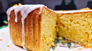 How to Make a Quick and Easy Orange Christmas Cake Only 5 Ingredients [upl. by Jensen]