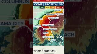 quotTropical Storm Debby Live Update Latest Track Rainfall Amount DamagingWind Alerts Prepare Nowquot [upl. by Ayana133]