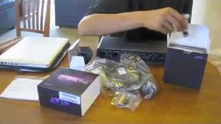 MBOX PRO Unboxing With Pro Tools 9 [upl. by Lekym]