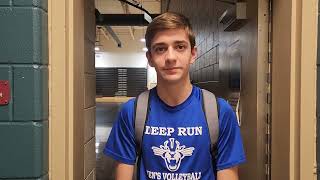 Meet this weeks 804 Varsity Athelte of the Week Deep Run boys volleyballs Lucas Ryther [upl. by Layor]