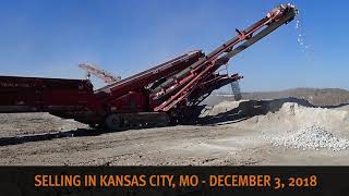 Crawler Screening Plant for sale at unreserved auction  Kansas City MO Dec 3 2018 [upl. by Meyers]