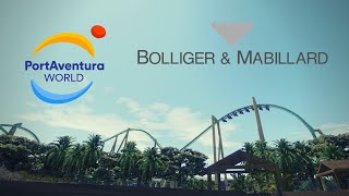 Manutara  PortAventura Park  BampM Flying Coaster  NoLimits2 [upl. by Asilad425]