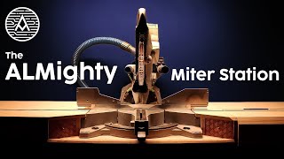 Building a Miter Saw Station PACKED with Features [upl. by Llerrut]