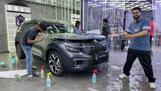 Matte Kia Seltos Mein Premium Paint Protection  Best Detailing Store In Delhi  Detailing Castle [upl. by Aivonas]