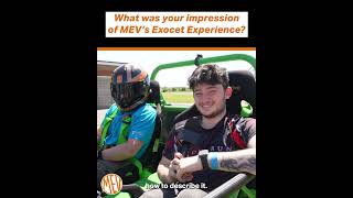 Passengers immediate reaction to MEVs Exocet Experience [upl. by Asli]