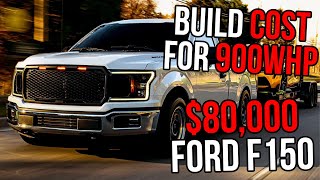 How Much To Build A Whipple 1000HP F150 50 9 SECOND 14 Mile Truck Street Legal [upl. by Odlanier]