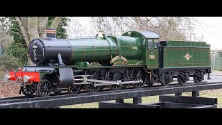 5 inch gauge GWR 7802 “Bradley Manor” [upl. by Ahsaet202]