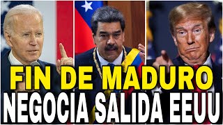 MADURO NEGOCIA UNA SALIDA CON EEUU EL FIN DE MADURO [upl. by Tomasz308]