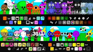 Incredibox Sprunki Fan Oc Compilation 5 Garten of BanBanJoyful Critters Regretevator Horror Mod [upl. by Ennaus]