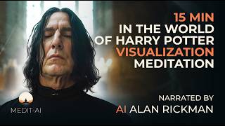 Meditate with Professor Snape in Hogwarts  Harry Potter Sleep Meditation with Alan Rickman AI [upl. by Remled819]