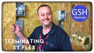 Electrical Practical Skills Terminating SY Cable How to Terminate SY Flex [upl. by Atiuqer]