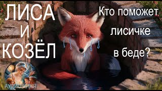 ЛИСА И КОЗЁЛ Выберется ли лисичка из беды Русская аудио сказка о доверчивости и праздности [upl. by Assirat]