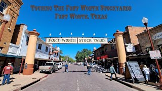 Touring The Fort Worth Stockyards In Fort Worth Texas [upl. by Enois]