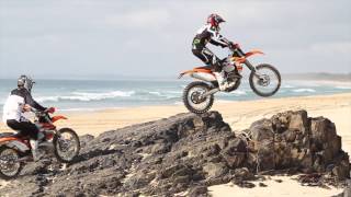 Riding the High  300 EXC Vs 450 EXC [upl. by Arenahs]