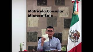 8 Mixteco Bajo Matrícula Consular [upl. by Stanly]