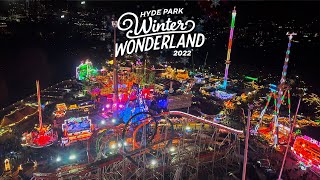 Hyde Park Winter Wonderland 2022 the best destination for festive fun in the heart of London 🎡 [upl. by Esorrebma]