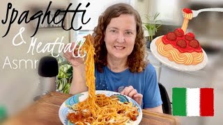 ASMR  Spaghetti and Meatballs [upl. by Marsha]