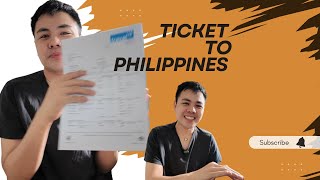 May ticket na ako Para PHILIPPINES 🇵🇭 [upl. by Etak]