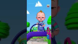 Learn about colors on the Rainbow Slide with BabyTaku funny kidsfun babytoyshow kidsshorts [upl. by Irolam4]