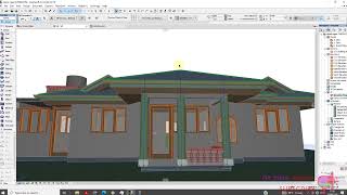 How to Design with Cadimage in Archicad  Roof column cover Gatter down pipe design Archicad 19 [upl. by Ethe51]