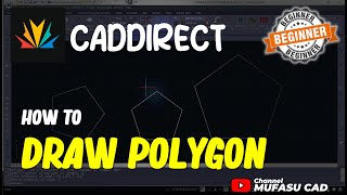 Caddirect How To Draw Polygon [upl. by Javed]