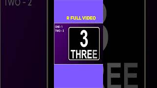 1 to 50 Number Names  Kids Educational Shorts  NumberNames ytshort youtubeshorts [upl. by Ginnie212]